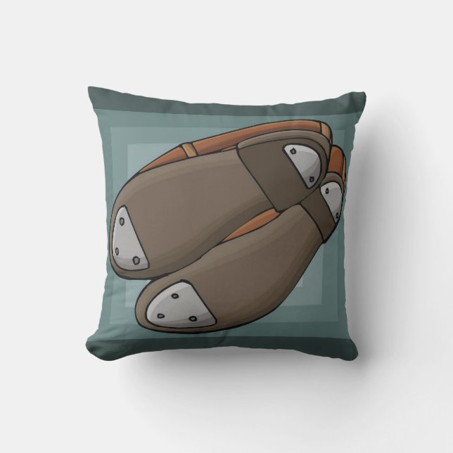 Tap Shoes Throw Pillow (Front)