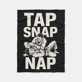 Tap Snap Nap Premium Fleece Blanket