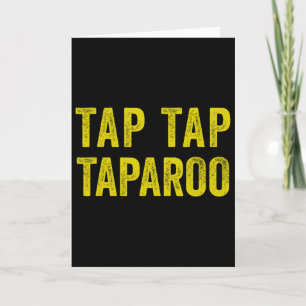 Tap Taparoo Motivational Hockey Fun Men Women  Card