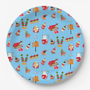 Tapas Party Paper Plate