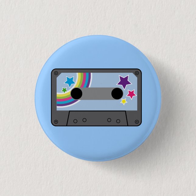 tape 1 inch round button (Front)