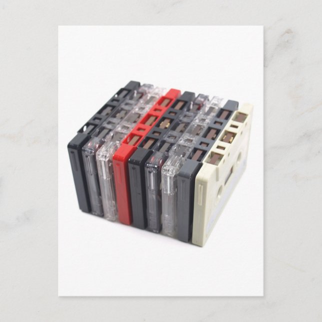 Tape cassette postcard (Front)
