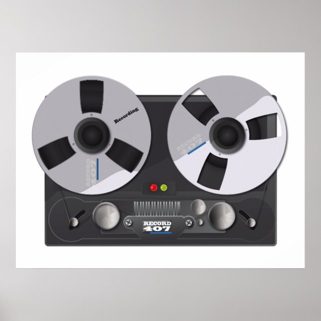 Tape Deck Recorder Poster (Front)