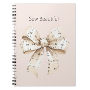 Tape Measure Bow Notebook
