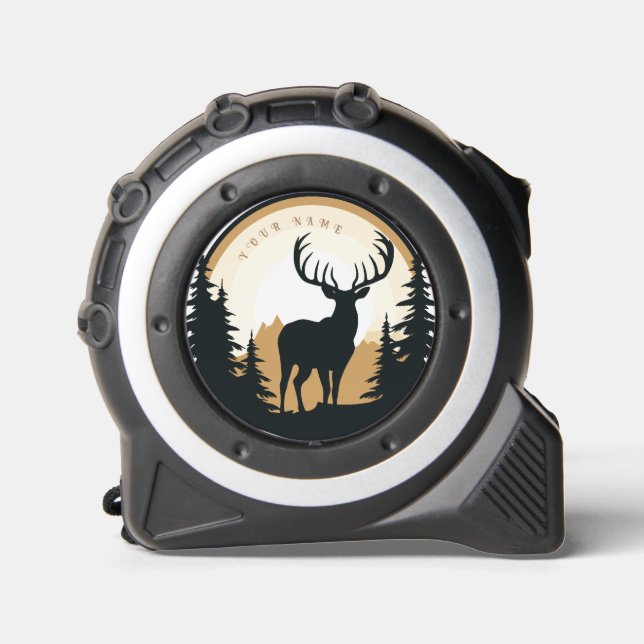 Tape Measure Deer - Personalized - Add Name 1 (Front)