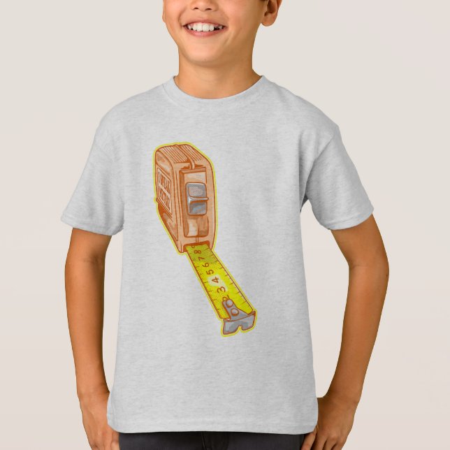 Tape measure metric system measuring tape T-Shirt (Front)