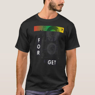 Tape Mixtape Retro Cassette 1980 Music Never Forge T-Shirt
