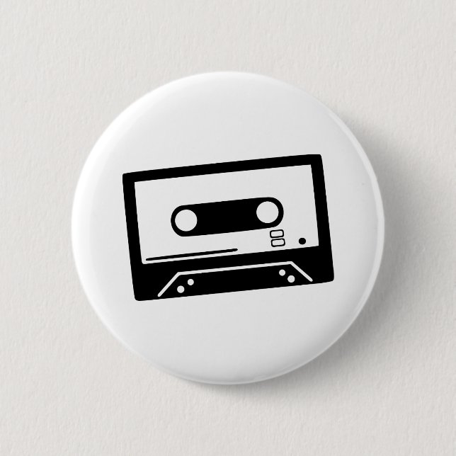 Tape - Music 2 Inch Round Button (Front)