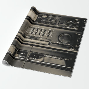Tape recorder wrapping paper