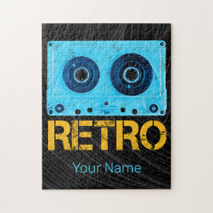 Tape Retro Look For Vintage Cassette 80s Party Jigsaw Puzzle