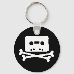 tape skull keychain