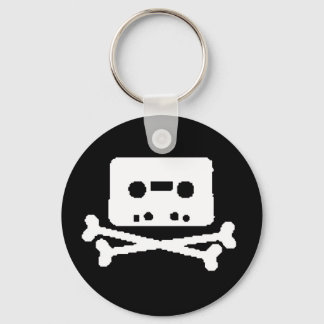 tape skull keychain