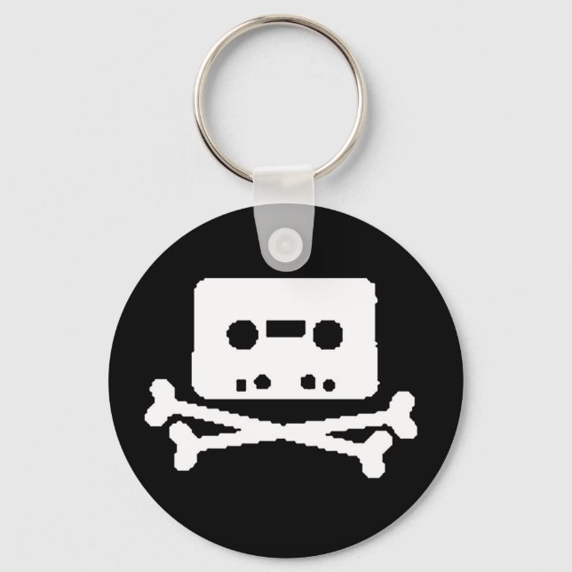 tape skull keychain (Front)