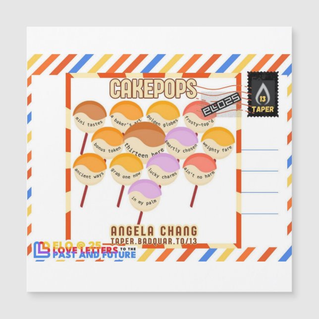 Taper:CakePops Hello From ELO2025 (Front)