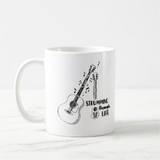 Taper la vie – Tasse à guitare minimaliste