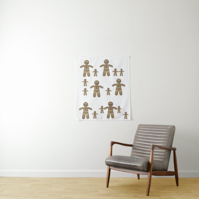 Tapestries Christmas Gingerbread Man (In Situ)