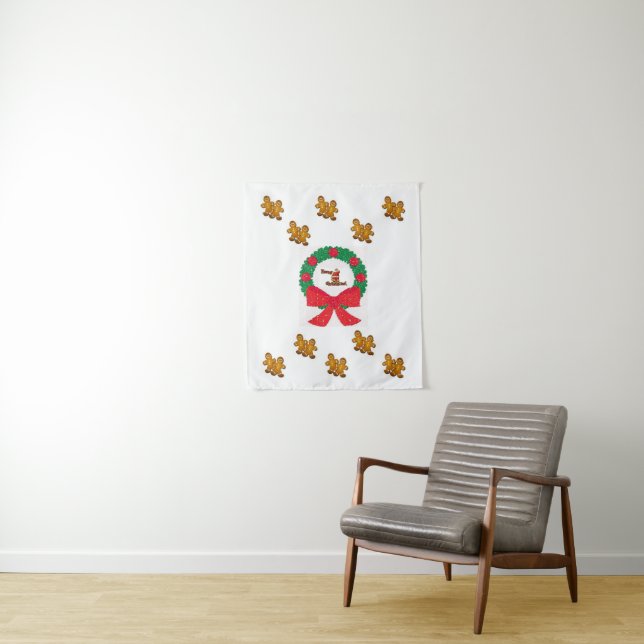 Tapestries Christmas Gingerbread Man (In Situ)