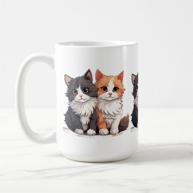 Tapestries Funny Cats Wall Art & Décor  Tapestrie Coffee Mug (Left)