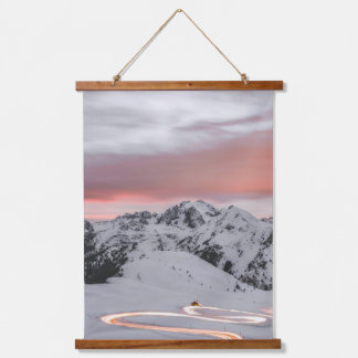 Tapestries with unique ice mountain motifs