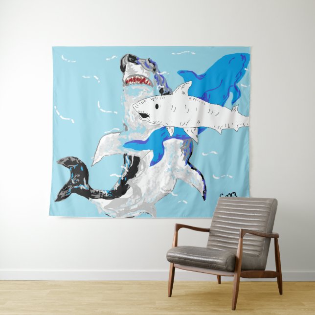 Tapestry : A Sharks World  (In Situ (Horizontal))