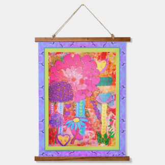 Tapestry - Abstract Floral Mixed-Media
