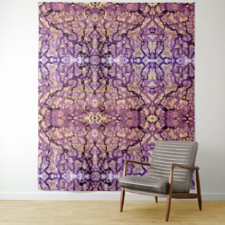 Tapestry Abstract Painting, Red-Violet Insight