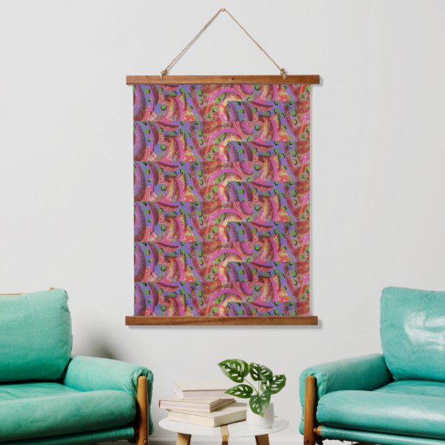 Tapestry - Colourful Swirls (Living Room)