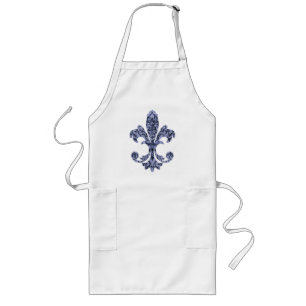 Tapestry Fleur de lis 1 Long Apron