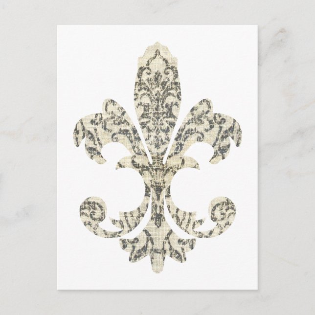 Tapestry Fleur de lis 3 Postcard (Front)