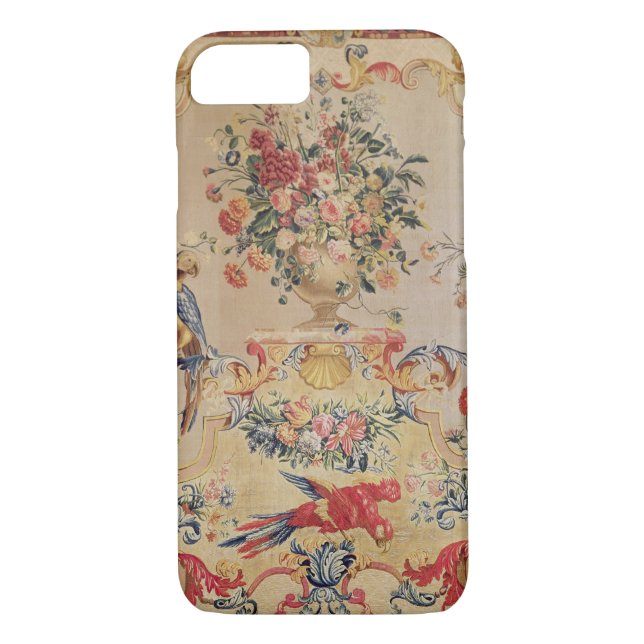 Tapestry in early Rococo style with strapwork and Case-Mate iPhone Case (Back)