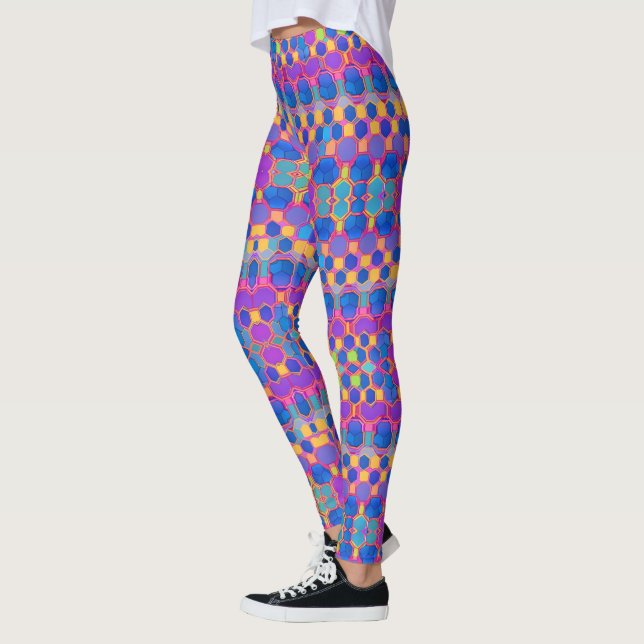 Tapestry Kaleidoscope  Leggings (Left)