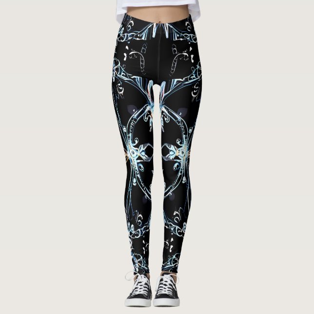 Tapestry Kaleidoscope  Leggings (Front)