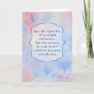Tapestry of Memories Sympathy Loss of a Sister Card