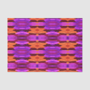 Tapestry of Purple and Orange tissue paper