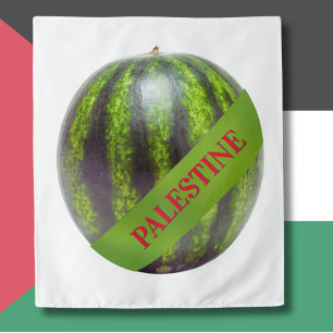 Tapestry Palestine watermelon peace support gaza