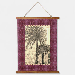 Tapestry - Palm Tree Sepia