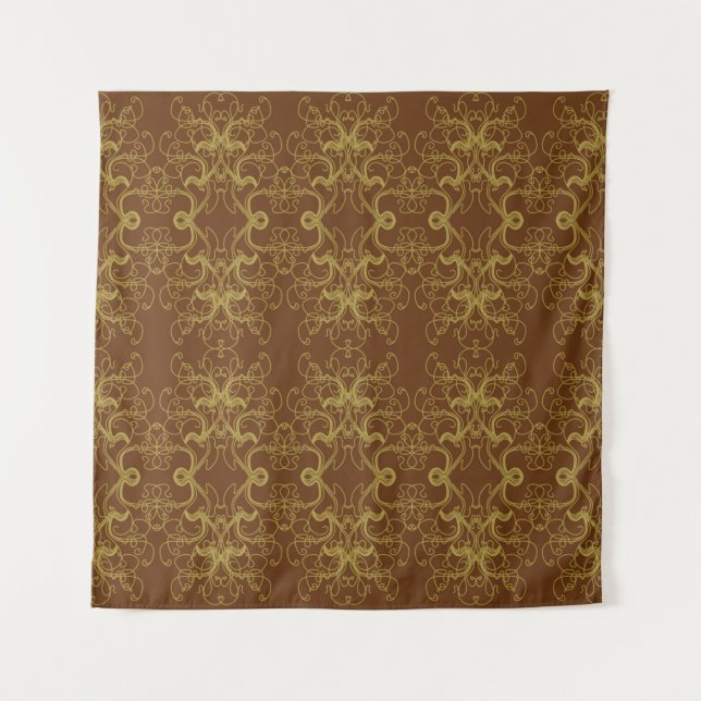Tapete - Vintage baroque style illustration Tapestry (Front)