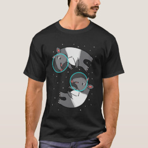Tapir Astronaut Gift Kids Space Lover Moon Tapir T-Shirt