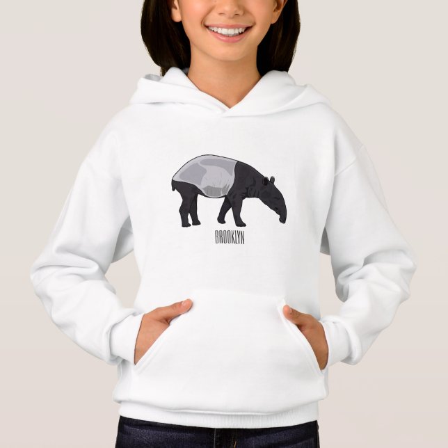 Tapir cartoon illustration (Front)