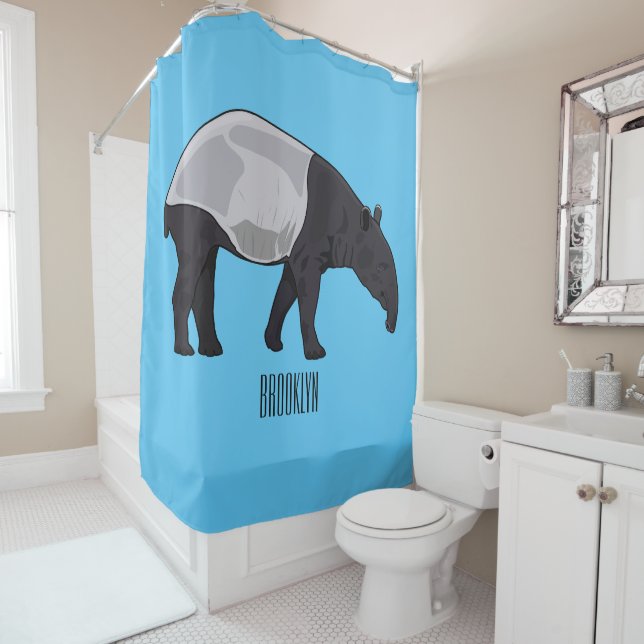 Tapir cartoon illustration (In Situ)
