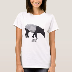 Tapir cartoon illustration T-Shirt