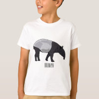Tapir cartoon illustration