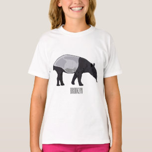 Tapir cartoon illustration T-Shirt
