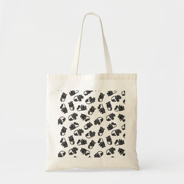 Tapir family tote bag (Front)