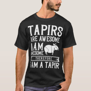 Tapir Horse Gift Malayan Baby Tapirus T-Shirt