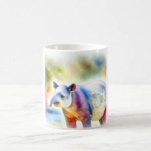 Tapir in the Forest 280924AREF133 - Watercolor Coffee Mug