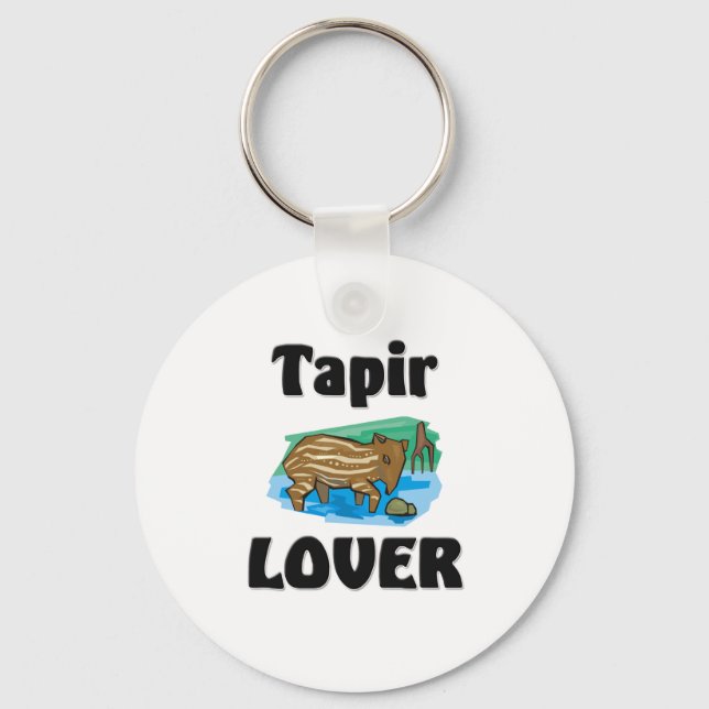 Tapir Lover Keychain (Front)