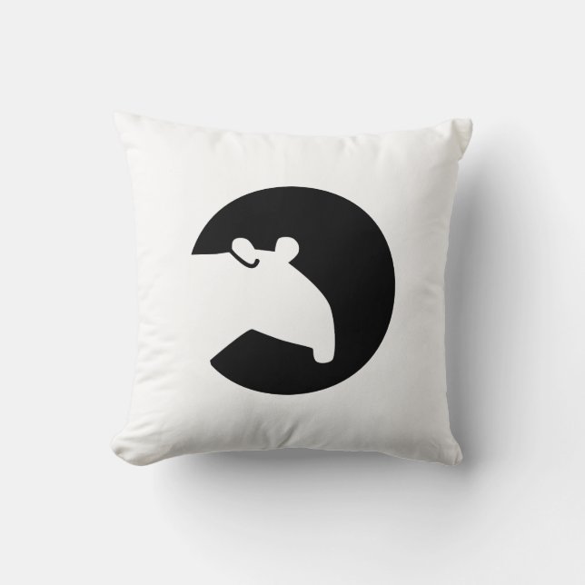 Tapir moon throw pillow (Front)