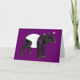 Tapir Wants Hugges Card