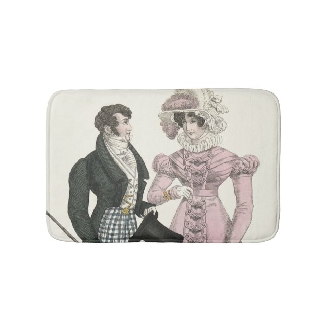 Tapis De Bain 1823 Antique Homme Mariage Femme Mode (Devant)
